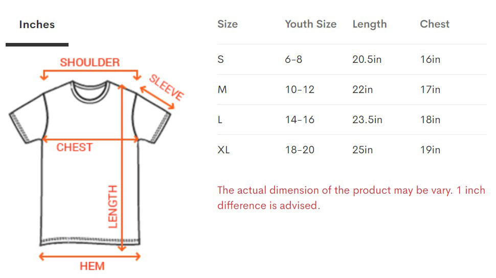 Size guide 2