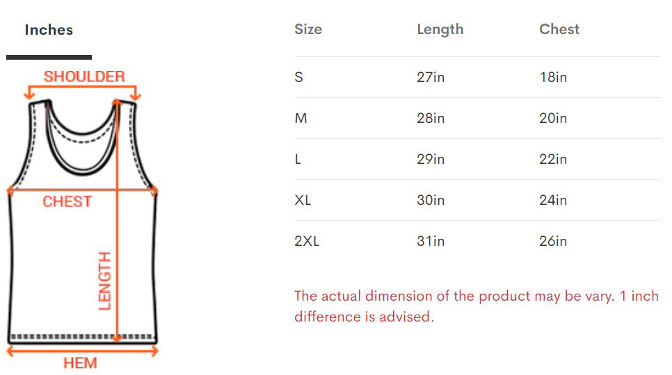 Size guide 2