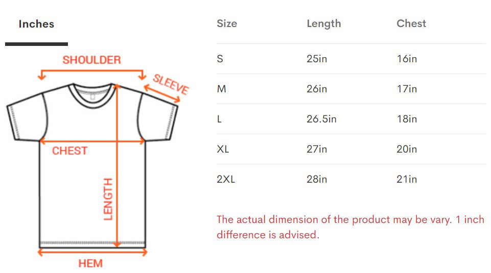 Size guide 2